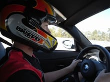 Me driving around Gotland Ring in a friends Z4 3,0si