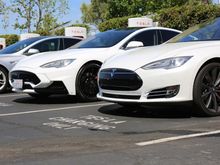 Tesla Model S Elizabeta at Tesla Summit in CA.