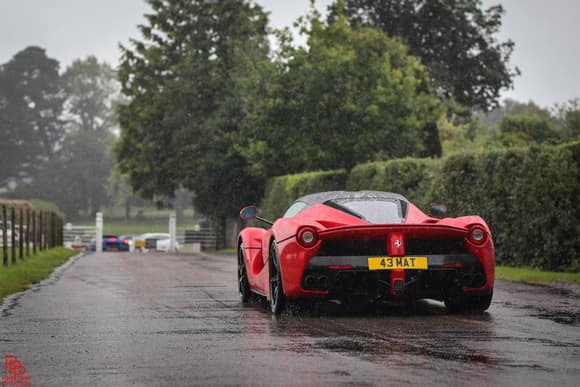 The LaFerrari in the rain. By Pure Power Photography