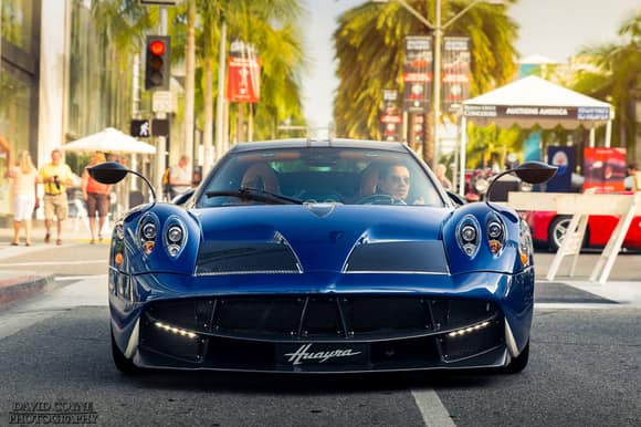 Pagani Huayra at the Rodeo Drive Concours. By: David Coyne Photography