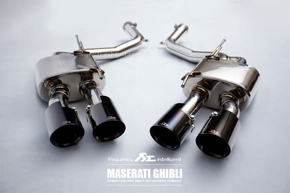 Fi Exhaust for Maserati Ghibli 3.0T - Valvetronic Muffler.