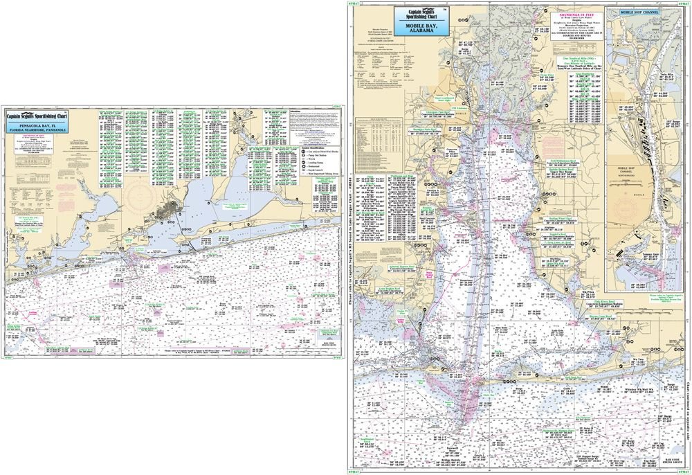 Fishing Charts - Captain Segull's Nautical Fishing Charts