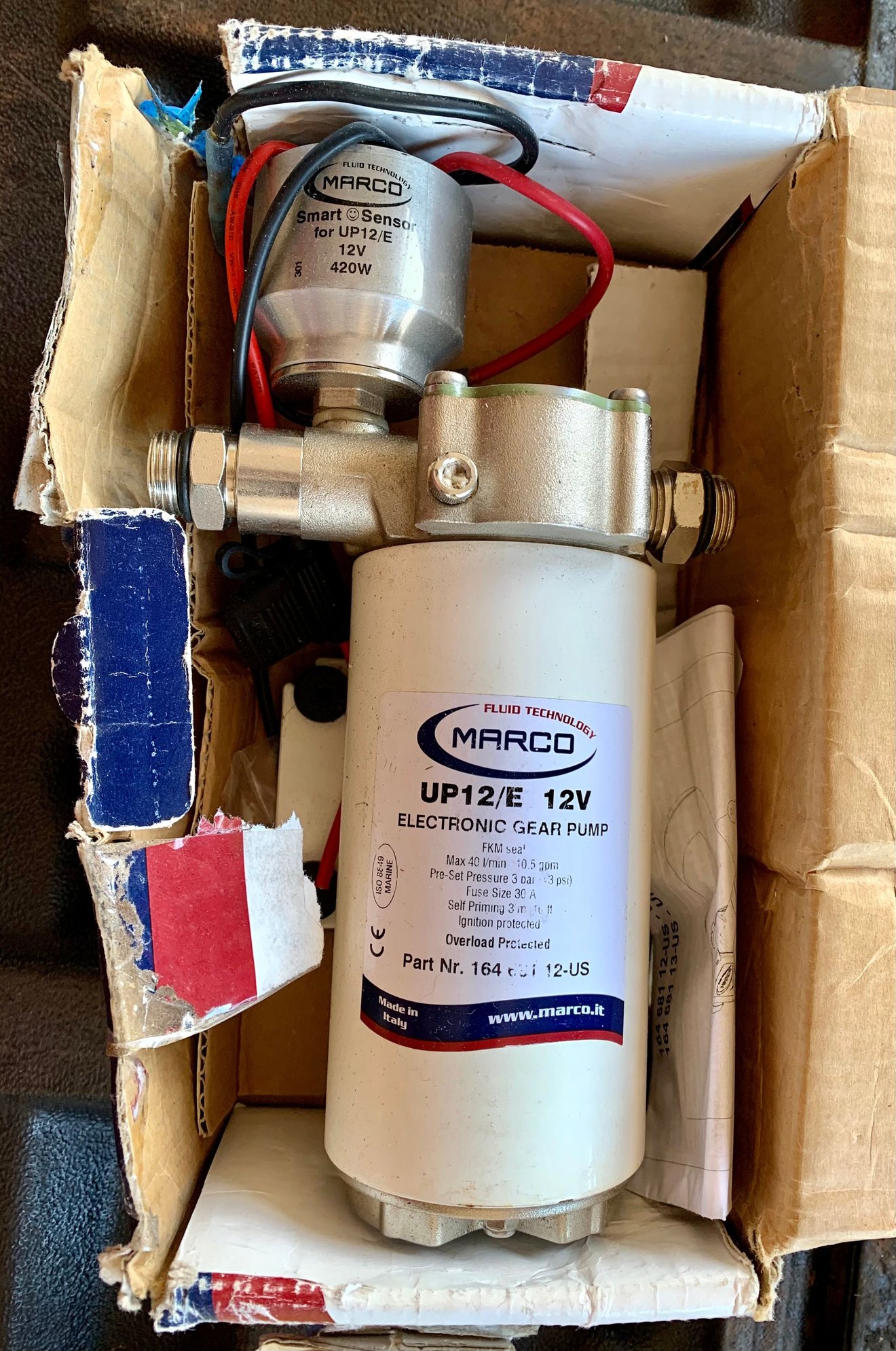 Marco from Mate USA water pressure pump UP12/E The Hull Truth