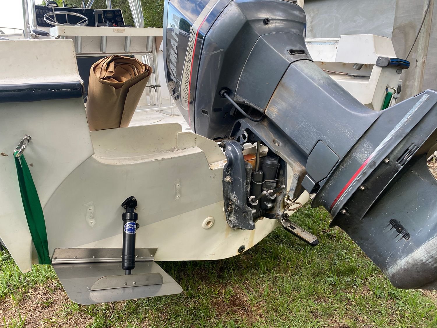 Transom Replacement/Notched to Bracket Conversion The Hull Truth