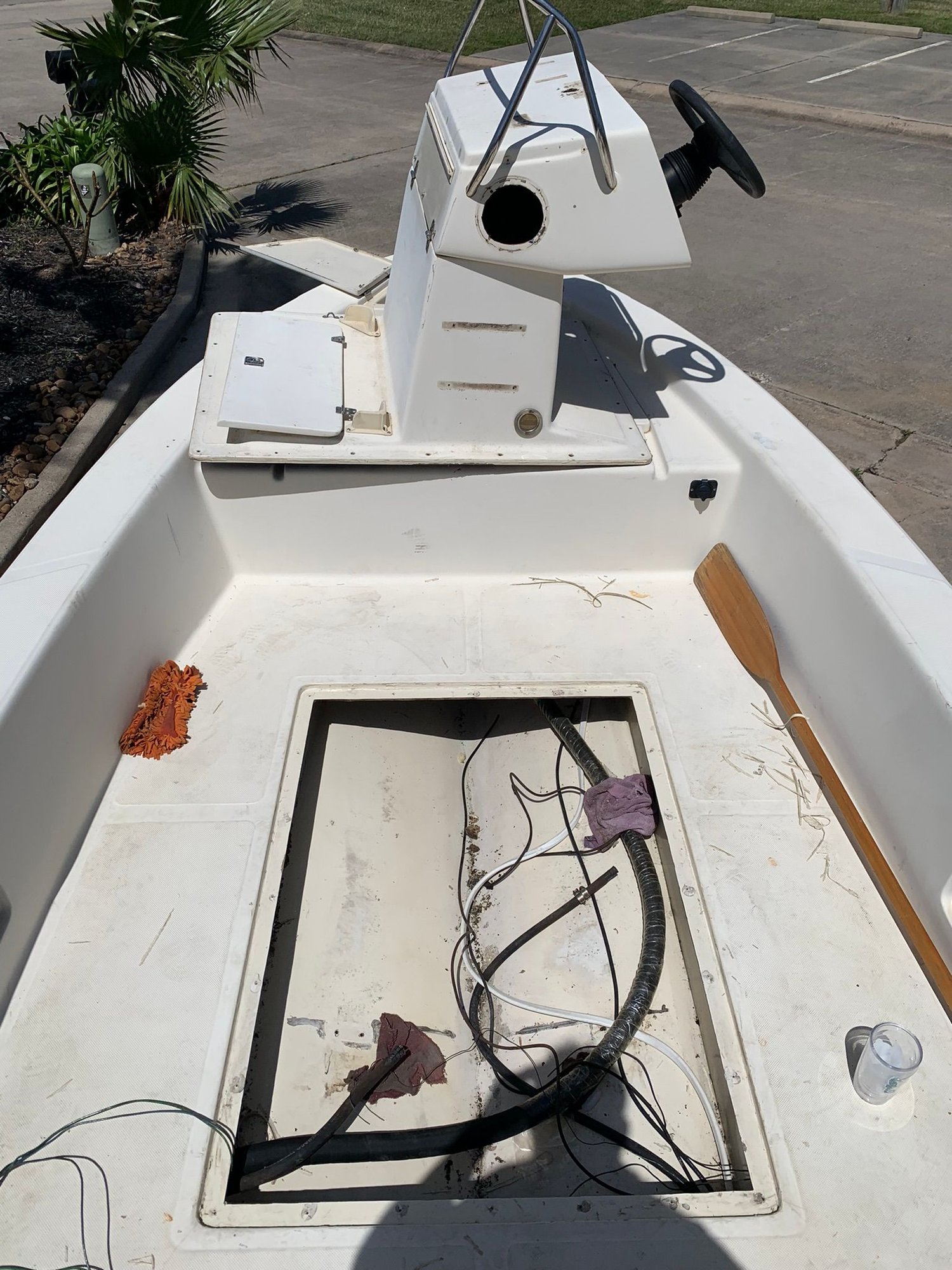 Removing scout 192 fuel tank, scout vs cobia vs wellcraft The Hull