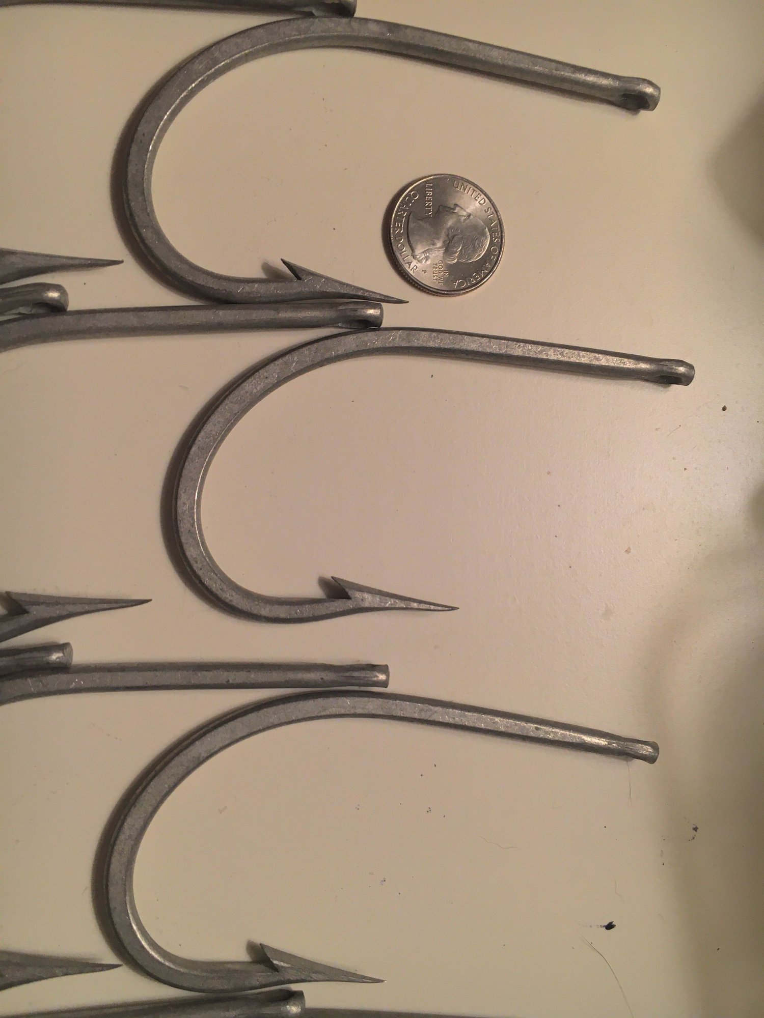 Mustad Sea Demon Big Game Hook #11/0 Ringed Eye Duratin 2/Pk 7731 DT 11/0 2