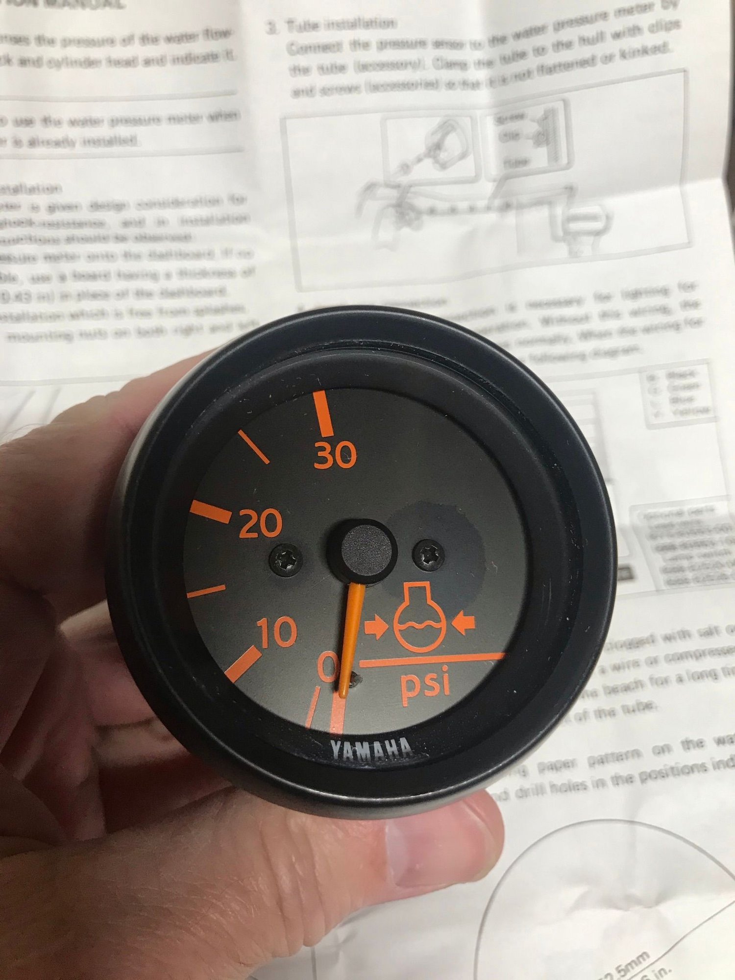 13" 12v color TV, Yamaha Water pressure gauge The Hull Truth