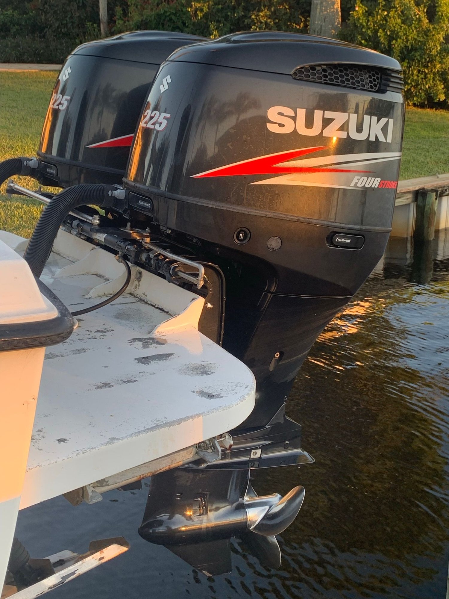 Twin Outboard Bracket From 28 Whitewater The Hull Truth Boating and