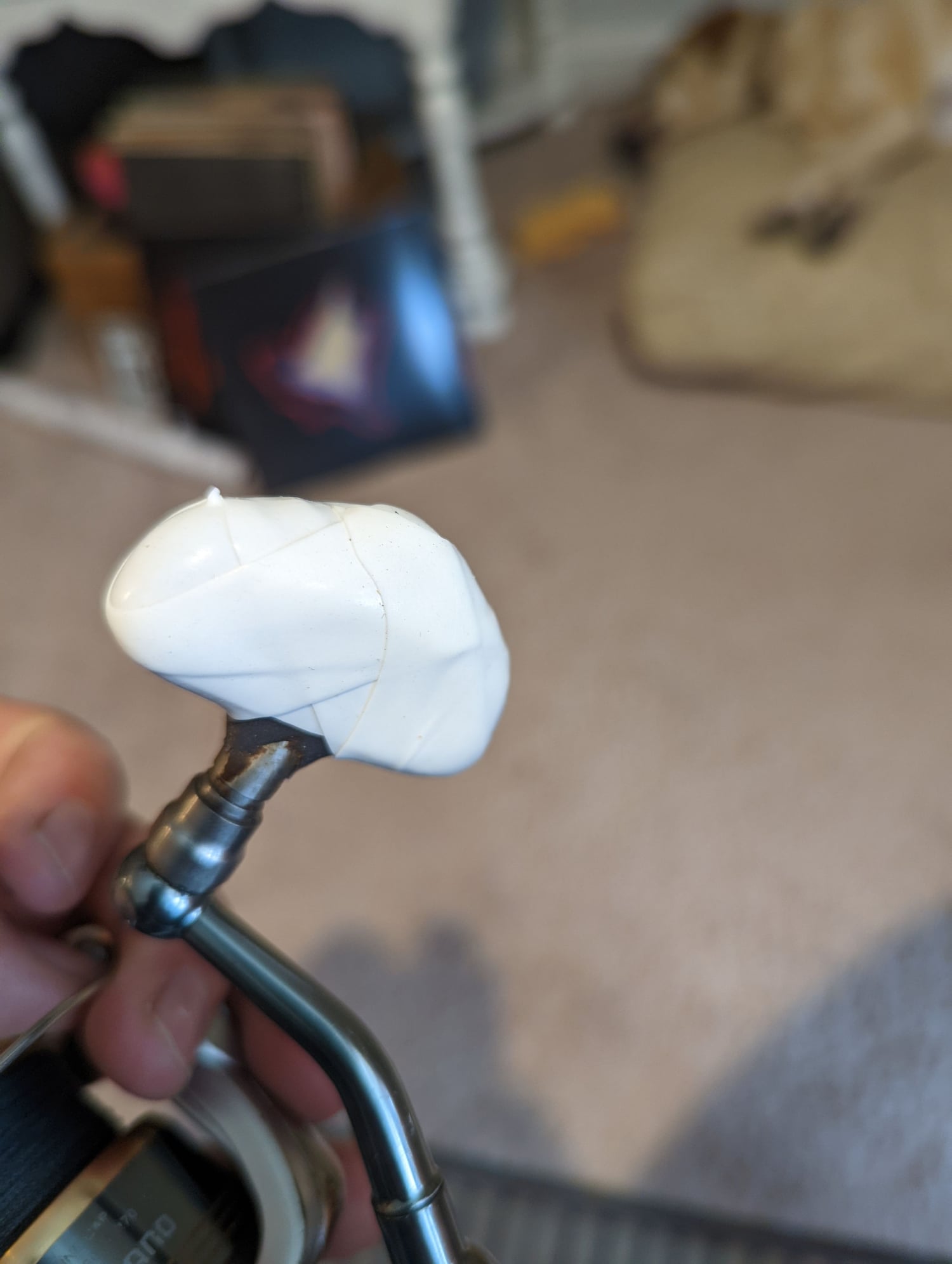 How to Fix Riveted Fishing Reel Knob with a Power Knob 