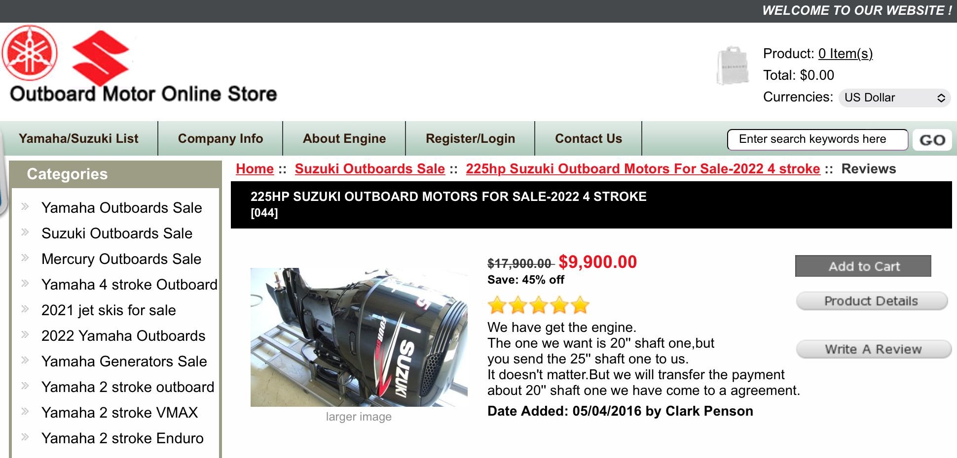 Outboard Motor Online Store The Hull Truth Boating and Fishing Forum