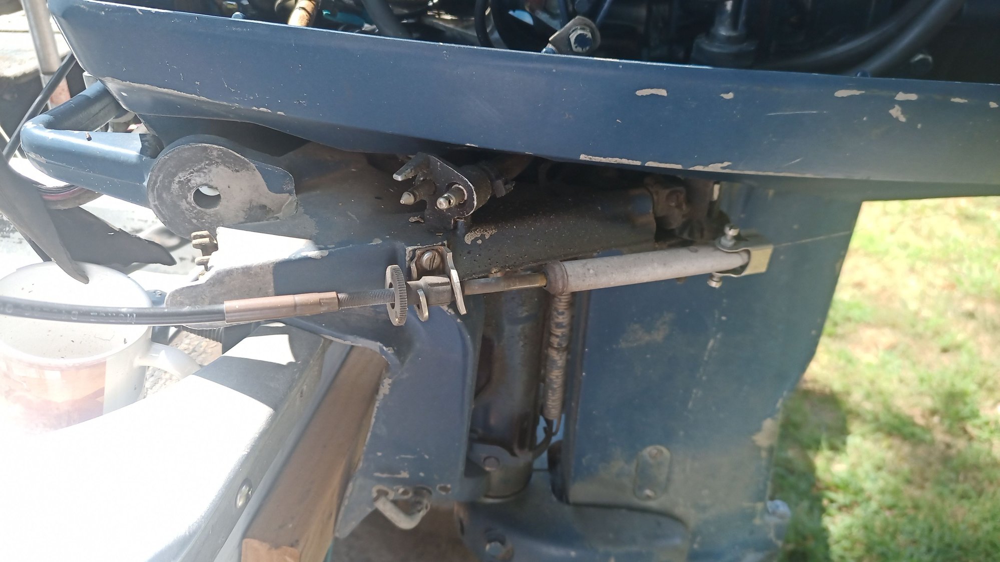 Tiller to remote conversion The Hull Truth Boating and Fishing Forum