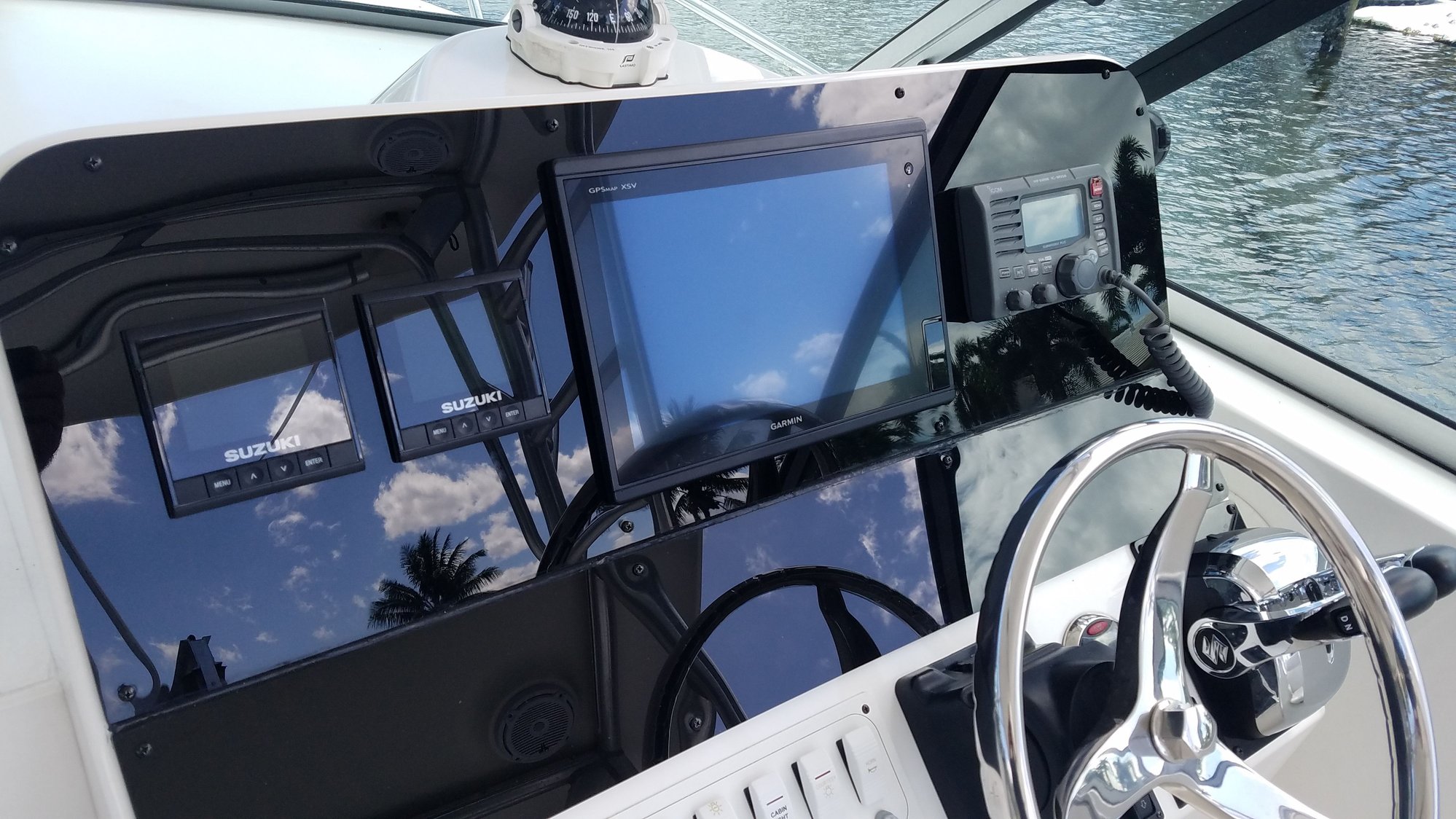 have you installed black acrylic to your dash The Hull Truth Boating and Fishing Forum