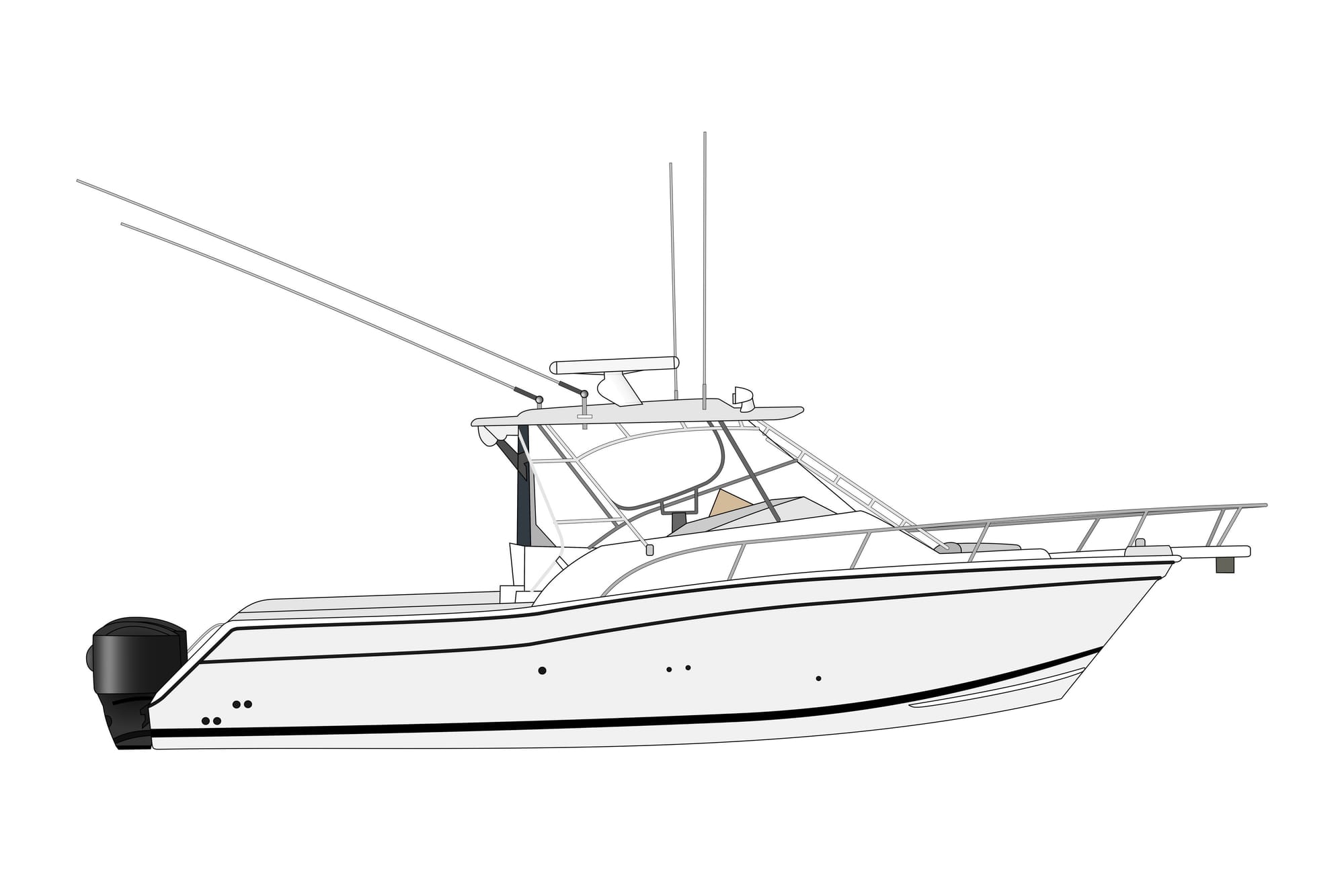 Will draw your boat for $75.00 - The Hull Truth - Boating ...