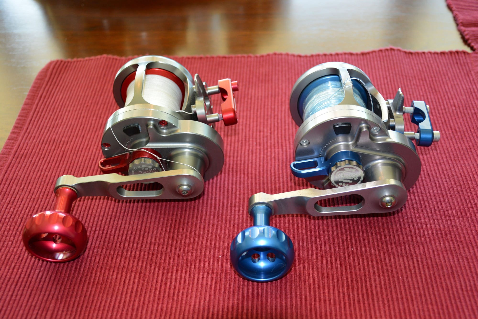 FS Seigler/Truth LG Reels _ Silver/Red, Silver/Blue _ Never Used - The Hull  Truth - Boating and Fishing Forum