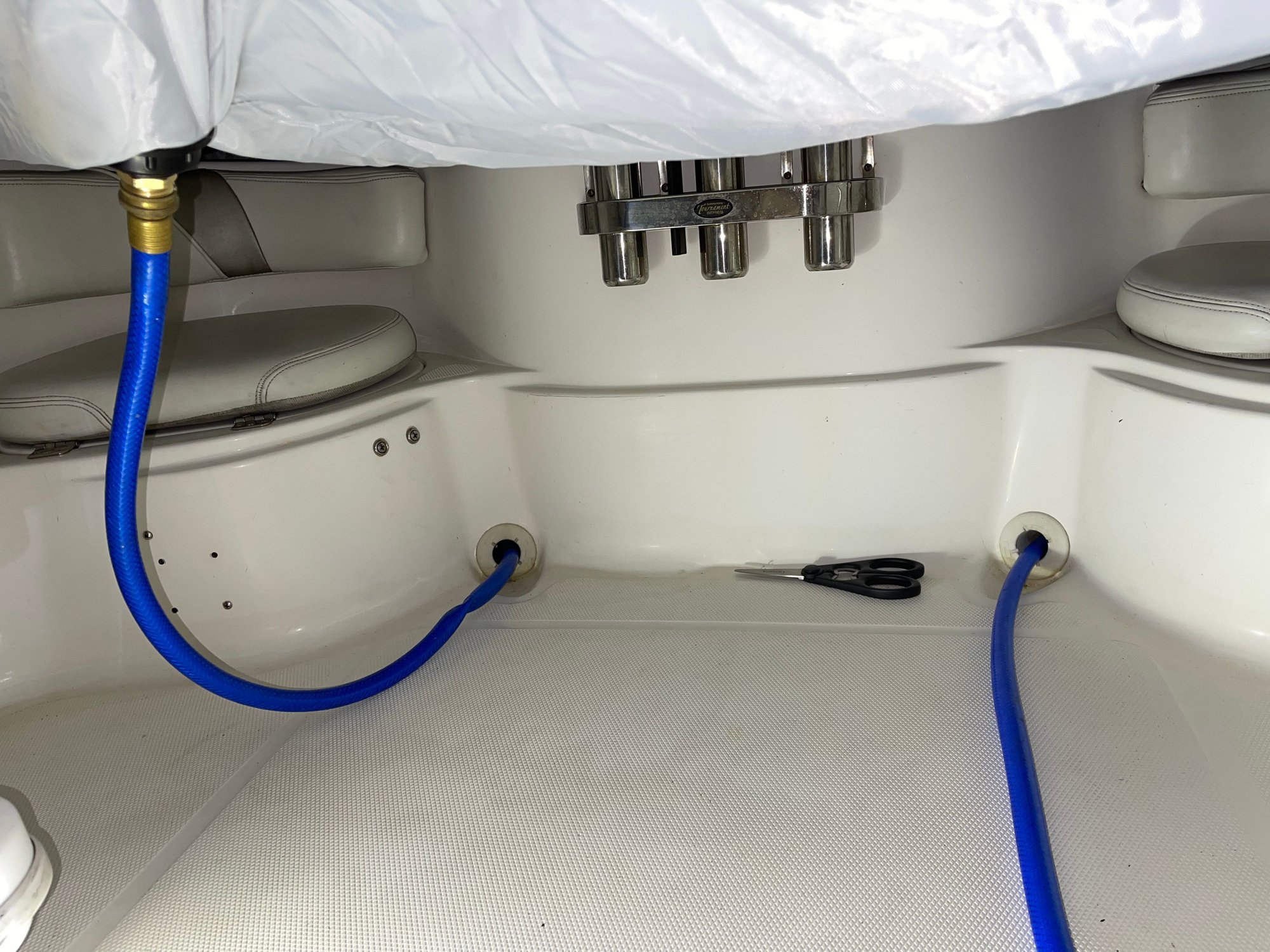 DIY Boat Cover Drains The Hull Truth Boating and Fishing Forum