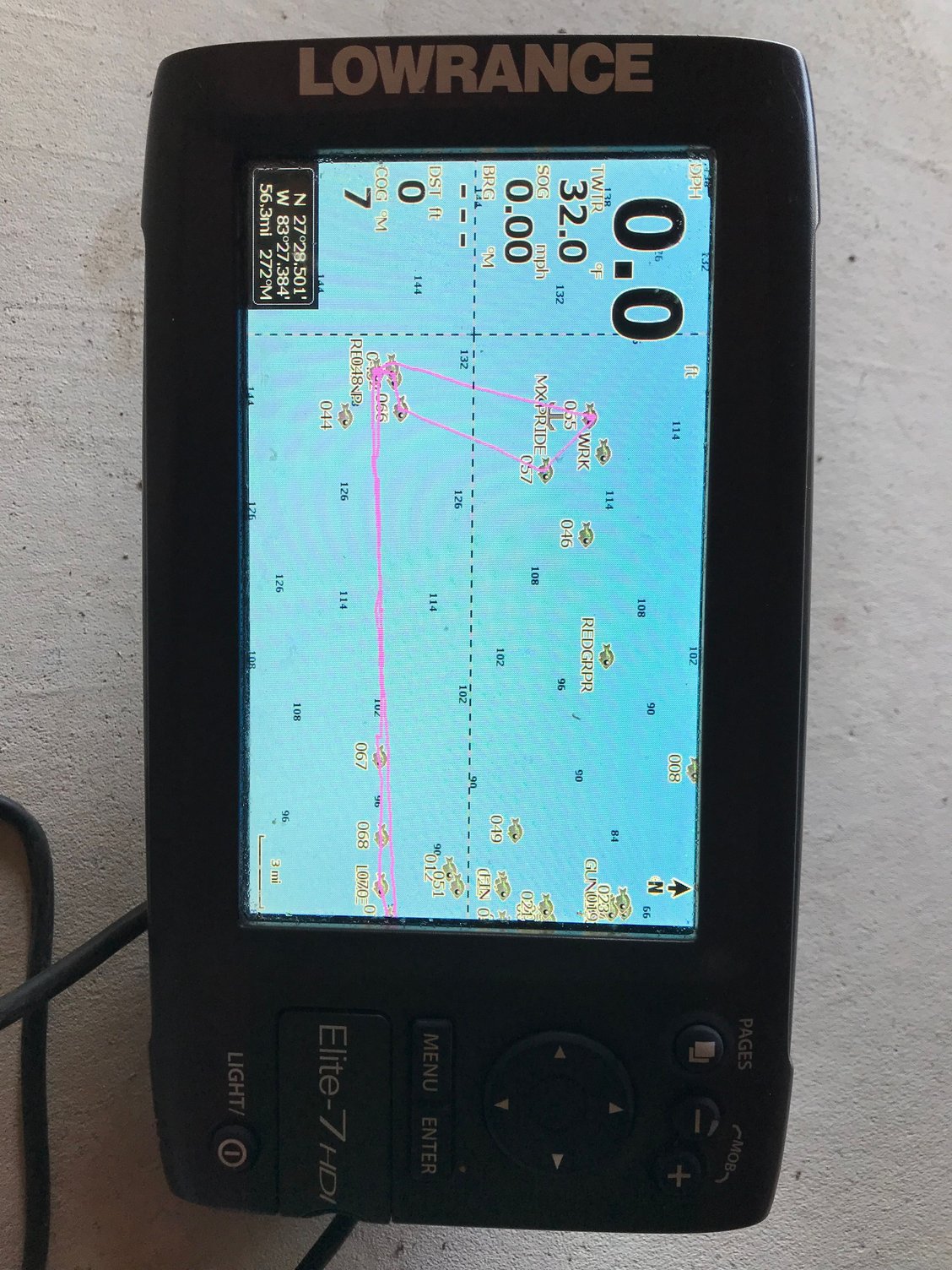 Lowrance Elite 7 HDI For Sale - The Hull Truth - Boating and Fishing Forum