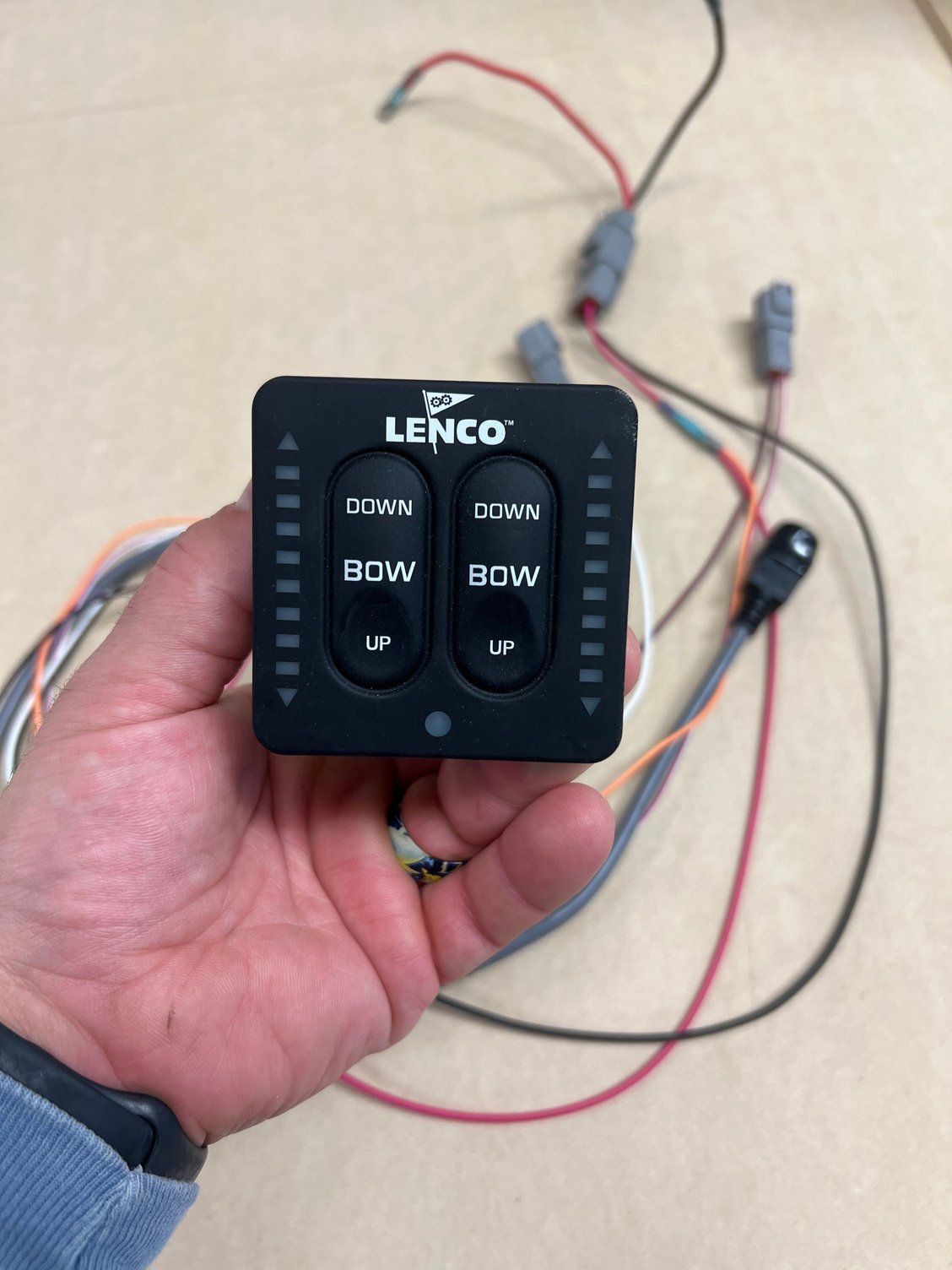 Lenco 123 led trim tab switch The Hull Truth Boating and Fishing Forum