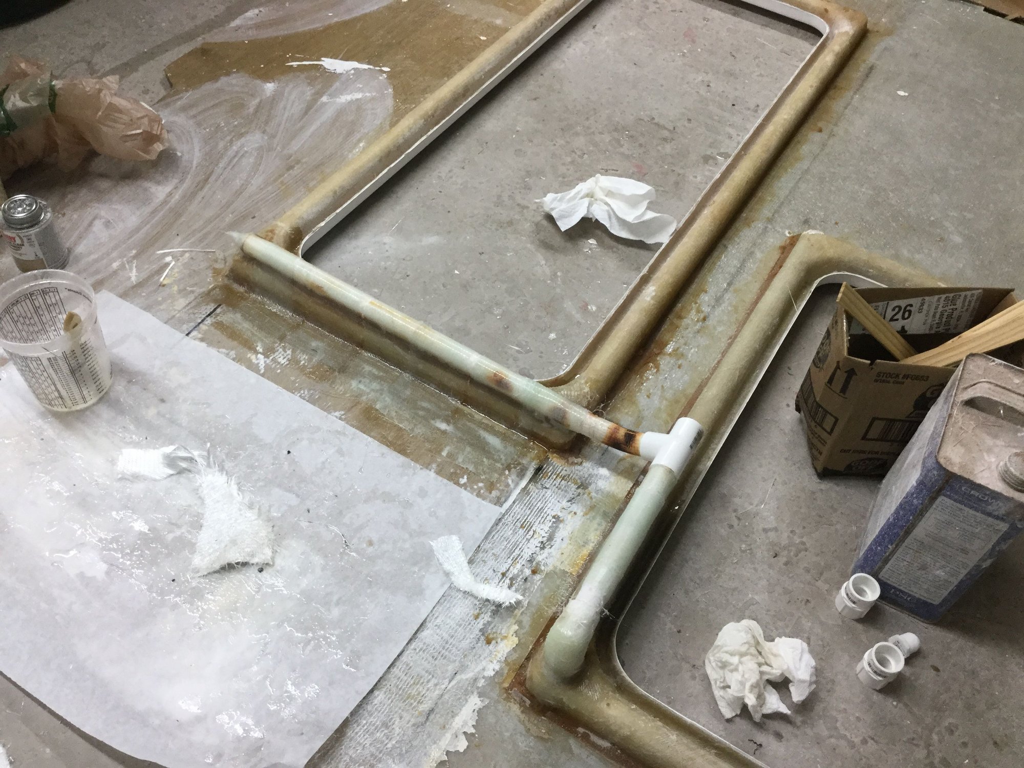 Fiberglass hatch and gutter The Hull Truth Boating and Fishing Forum