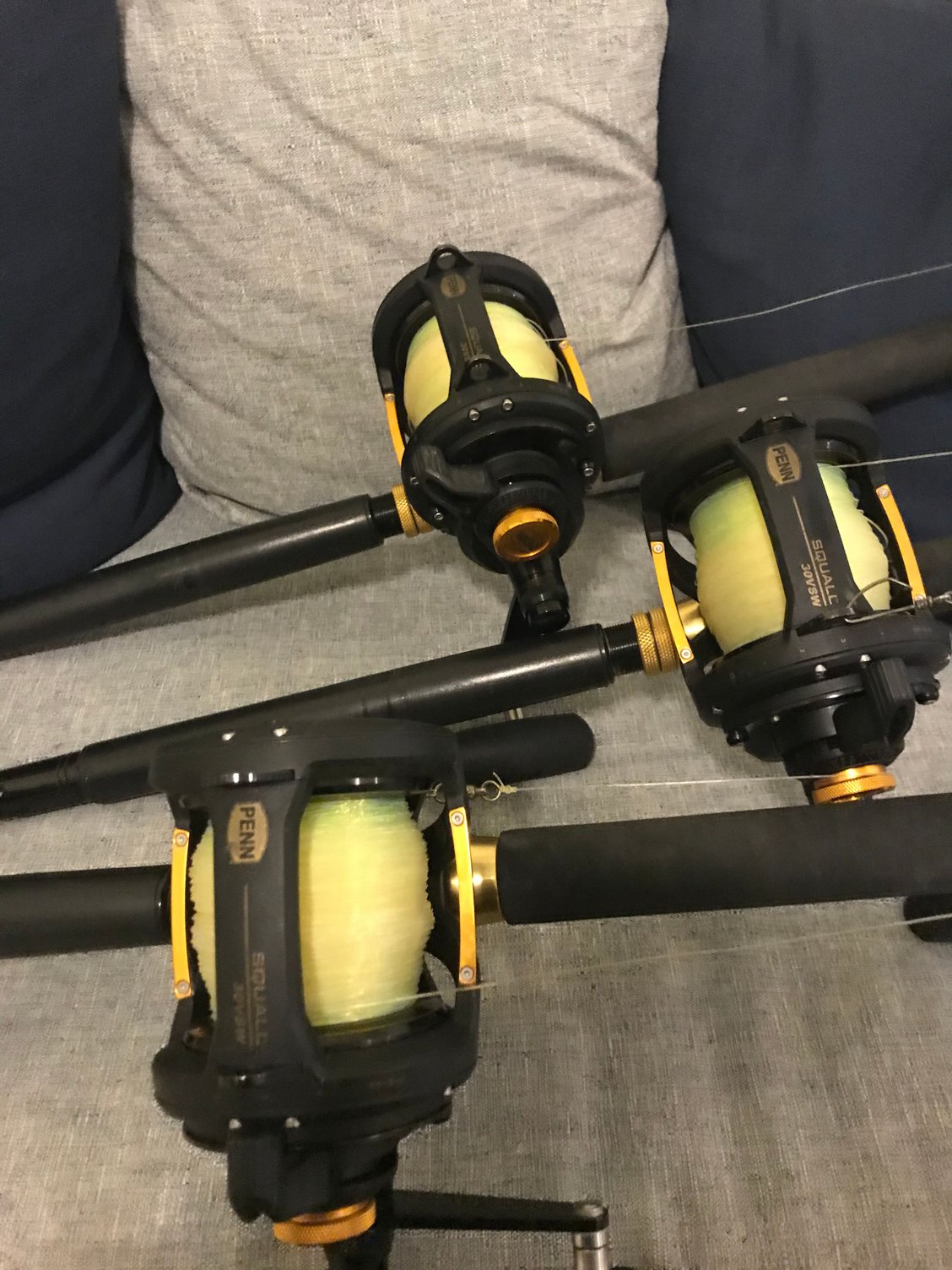 Two Penn 50 VSW two speed reels w/rods SOLD - The Hull Truth