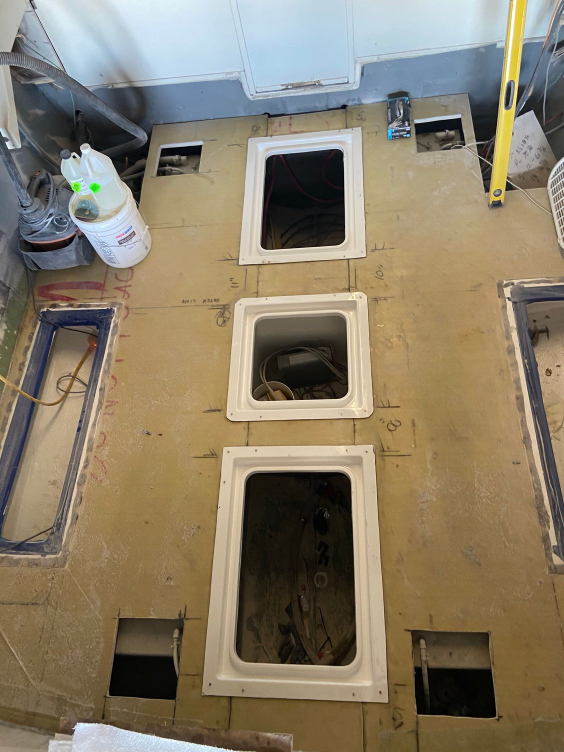 Fiberglass hatch and gutter The Hull Truth Boating and Fishing Forum