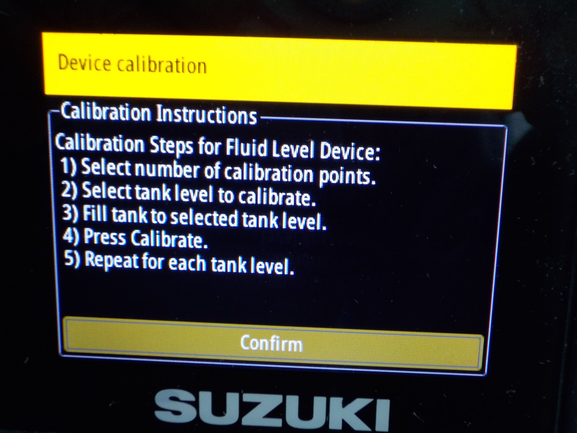 Suzuki C10 and Simrad fuel level calibration pictorial The Hull Truth