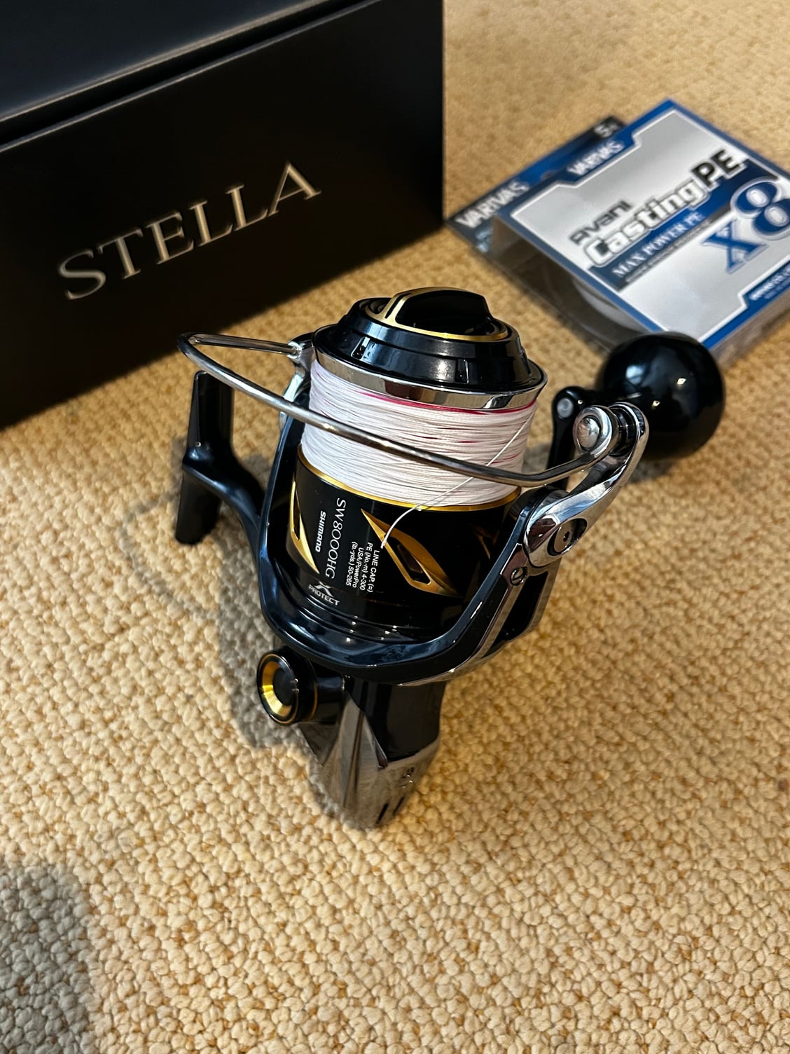 WTS Shimano Stella SW 8000HG w Varivas braid - The Hull Truth