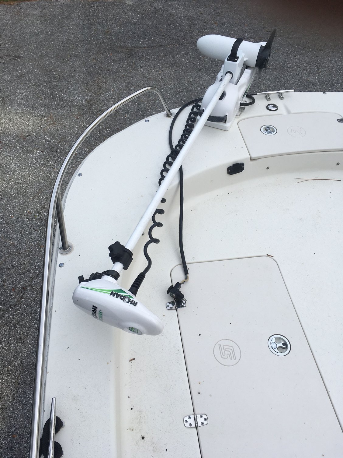 Carolina Skiff DLV trolling motor mount picture The Hull Truth
