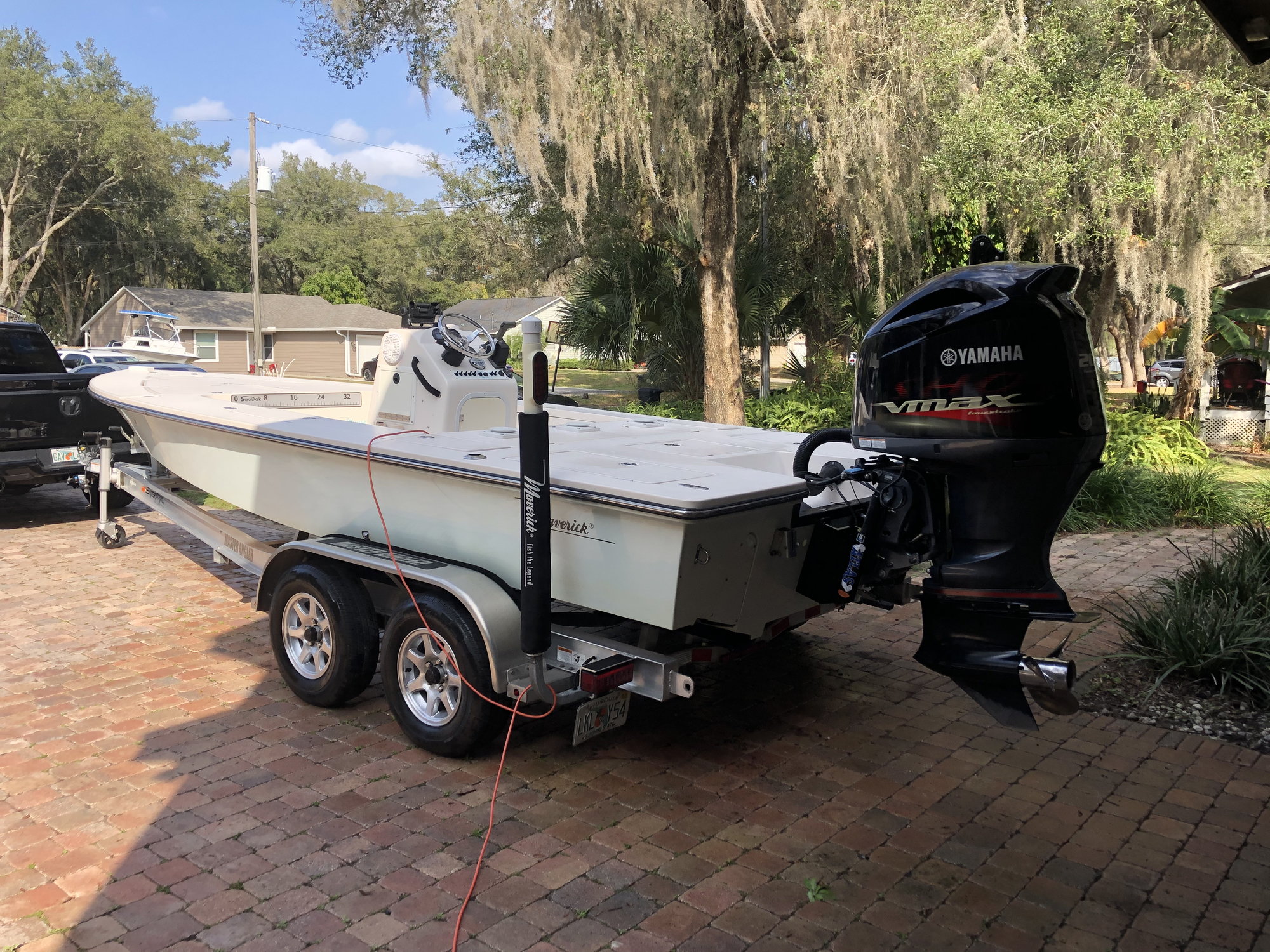 Seafoam Green over black on this 21 Maverick Master Angler from