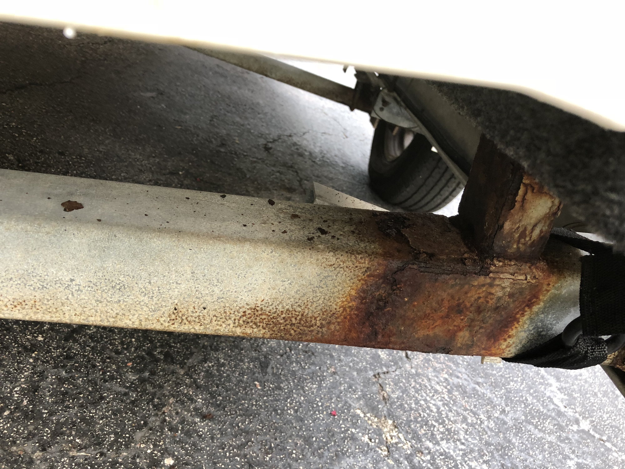 how to fix rust on galvanized trailer