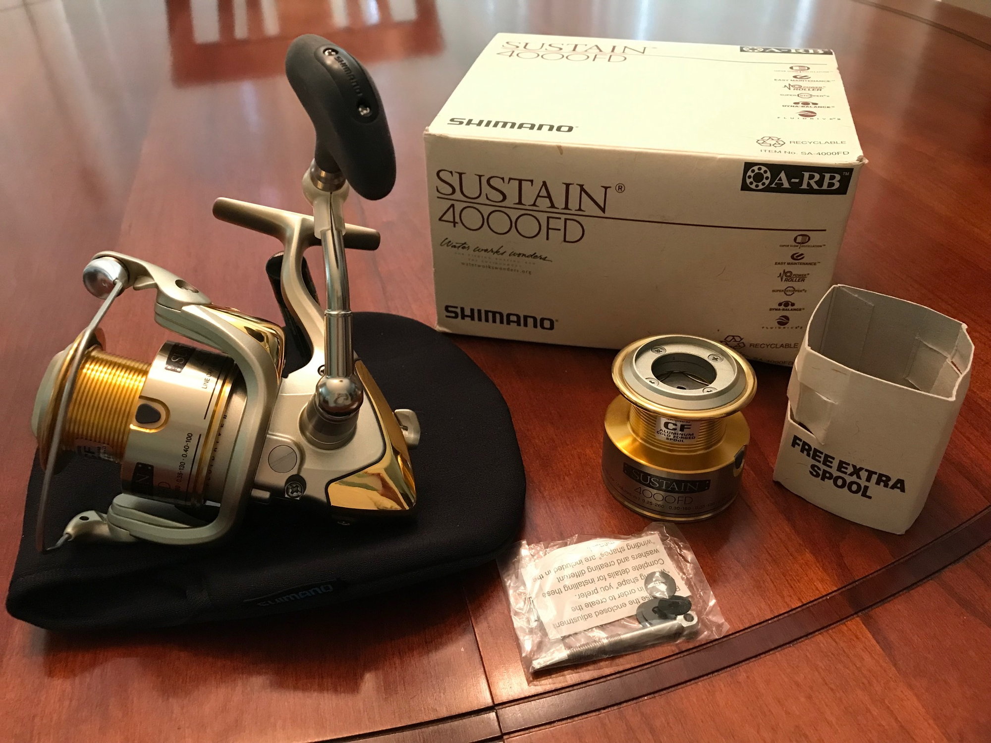 Shimano SA-4000FG Sustain Spinning Reel OEM Replacement Parts From