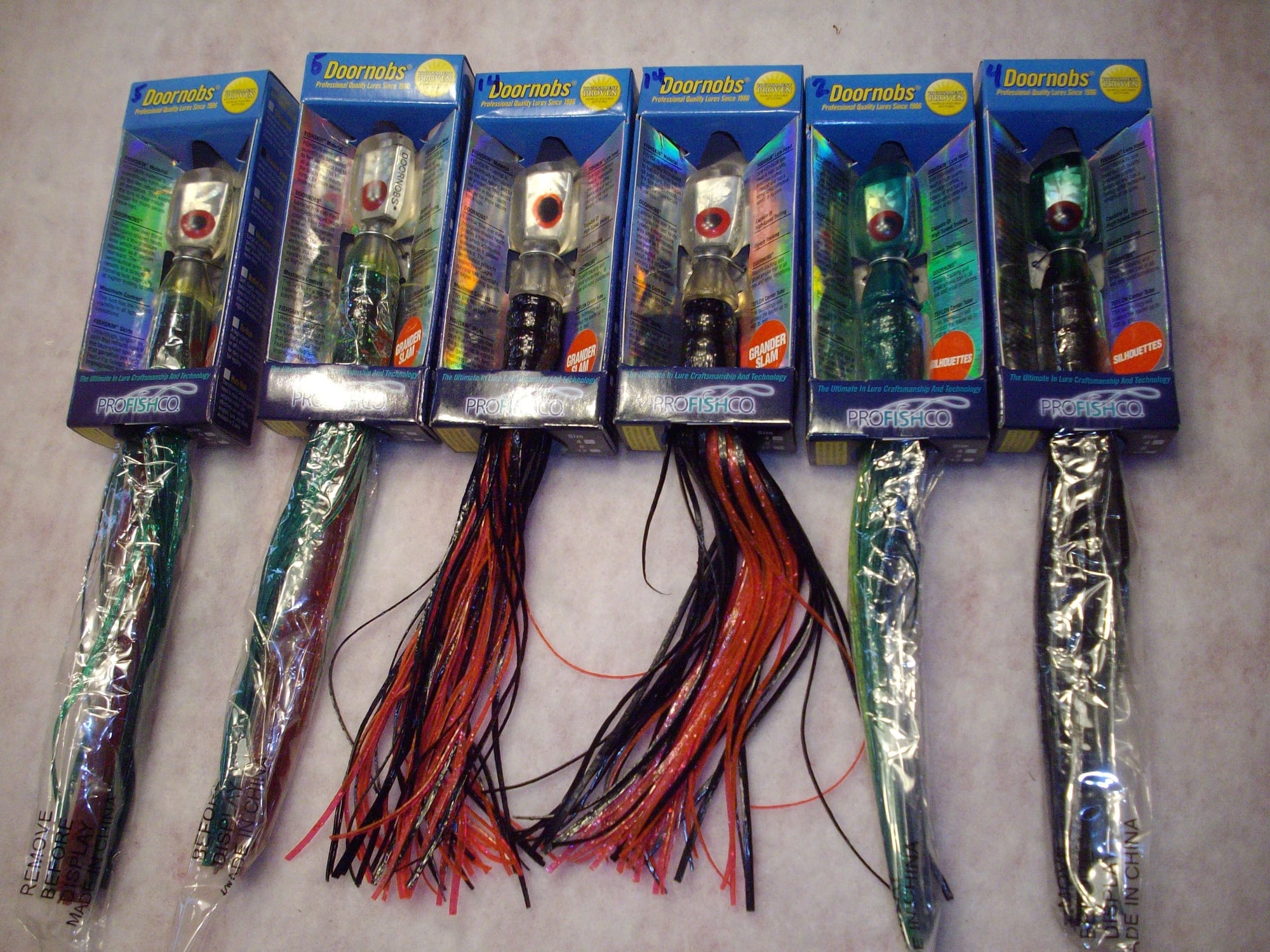 Doorknob lures, 6 pcs, $23.00, new - The Hull Truth - Boating and Fishing  Forum
