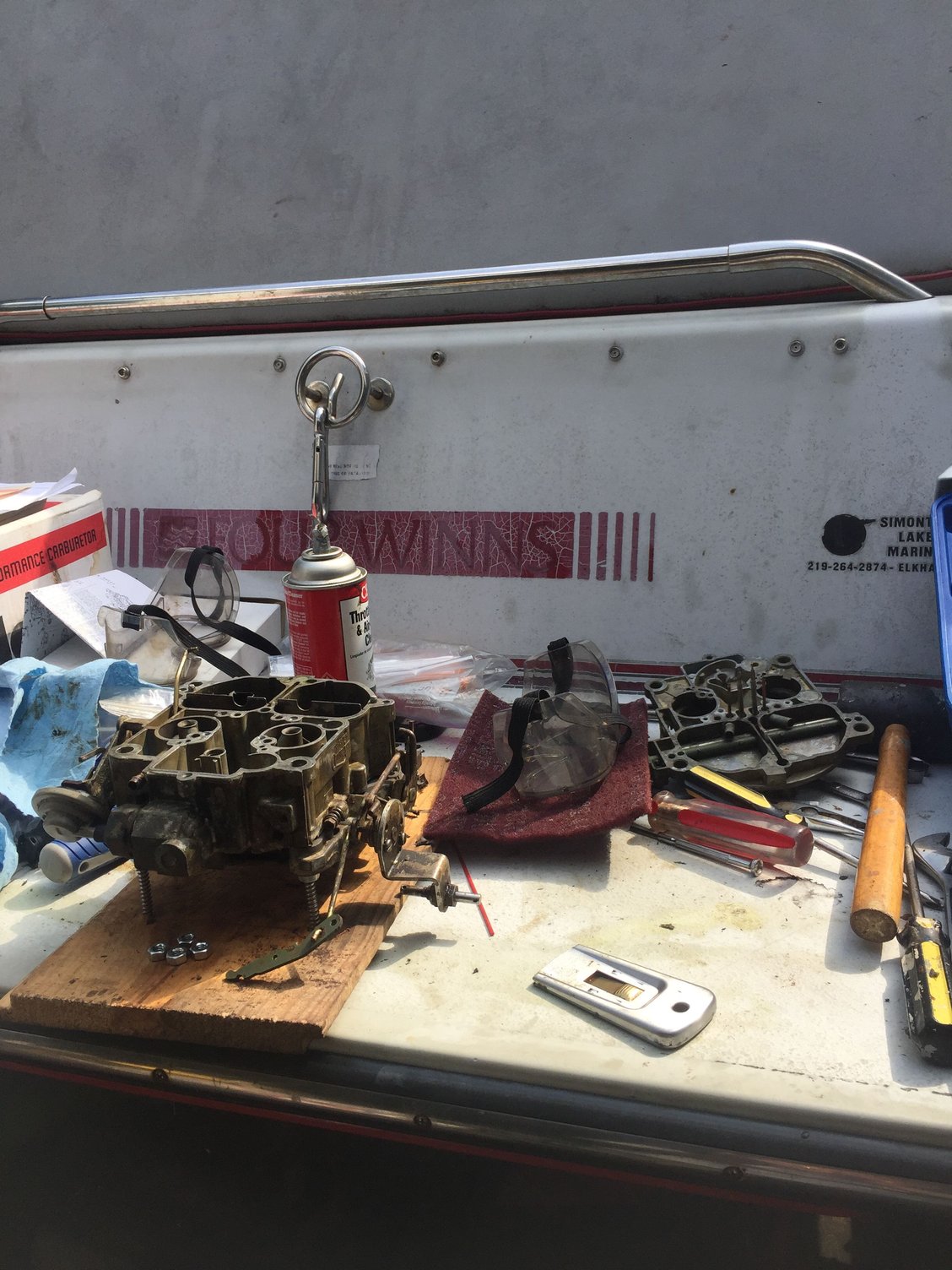 Rochester QJet Idle mix adjustment The Hull Truth Boating and