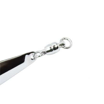 Spoon-Squid w/ Ball Bearing Swivel - Chartreuse Flash - 3 Sizes, Clarkspoon