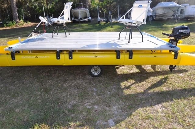 Expandacraft 16' Paddlecat - A modular fishing kayak/pontoon boat! 