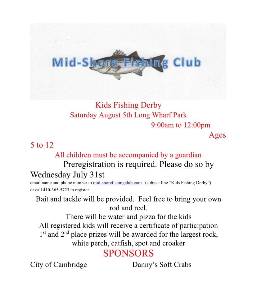 Mid-Shore Fishing Club Kids Fishing Derby - The Hull Truth - Boating and  Fishing Forum