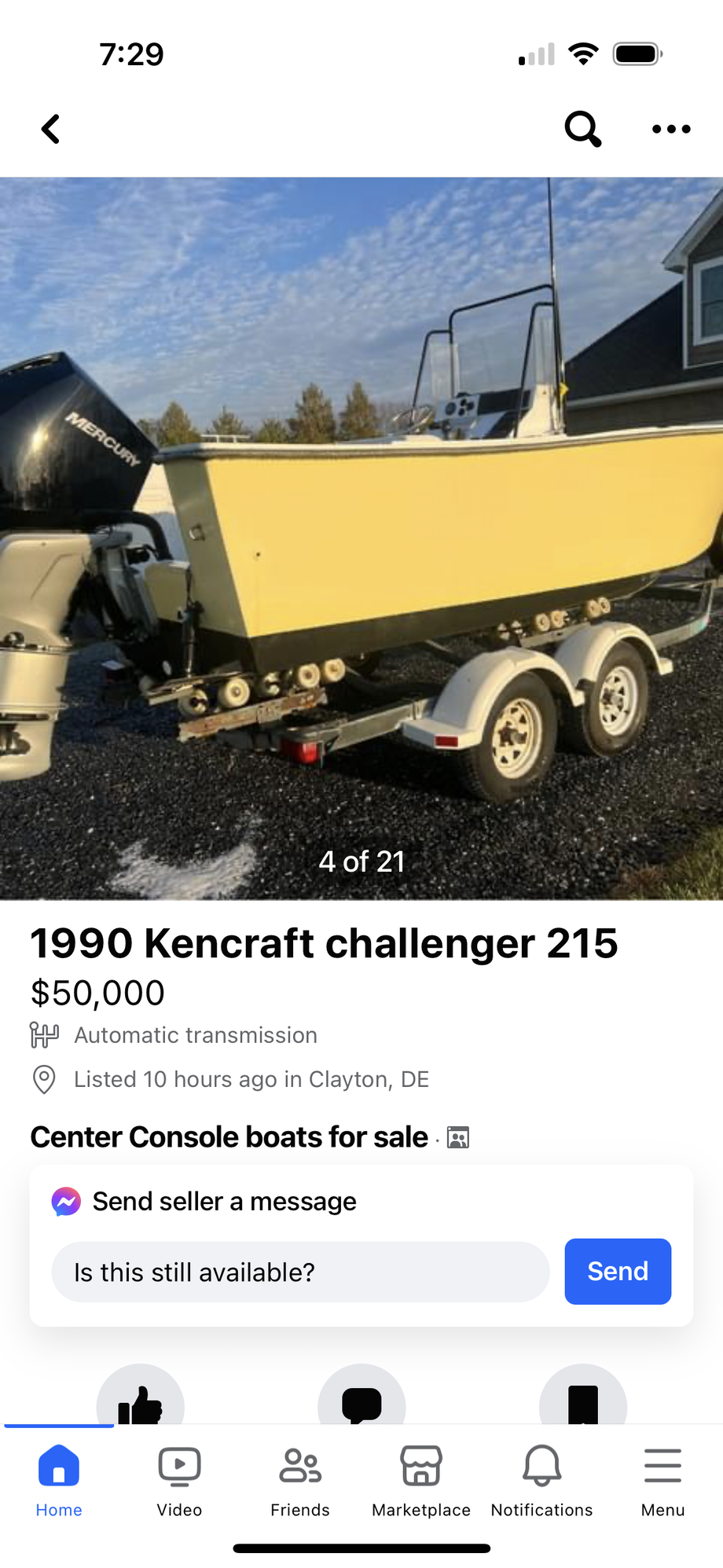 Center Console Boats 4 Sale FLORIDA