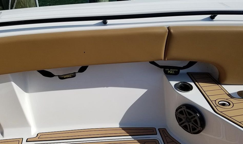 Under gunnel life jacket storage? Center console The Hull Truth