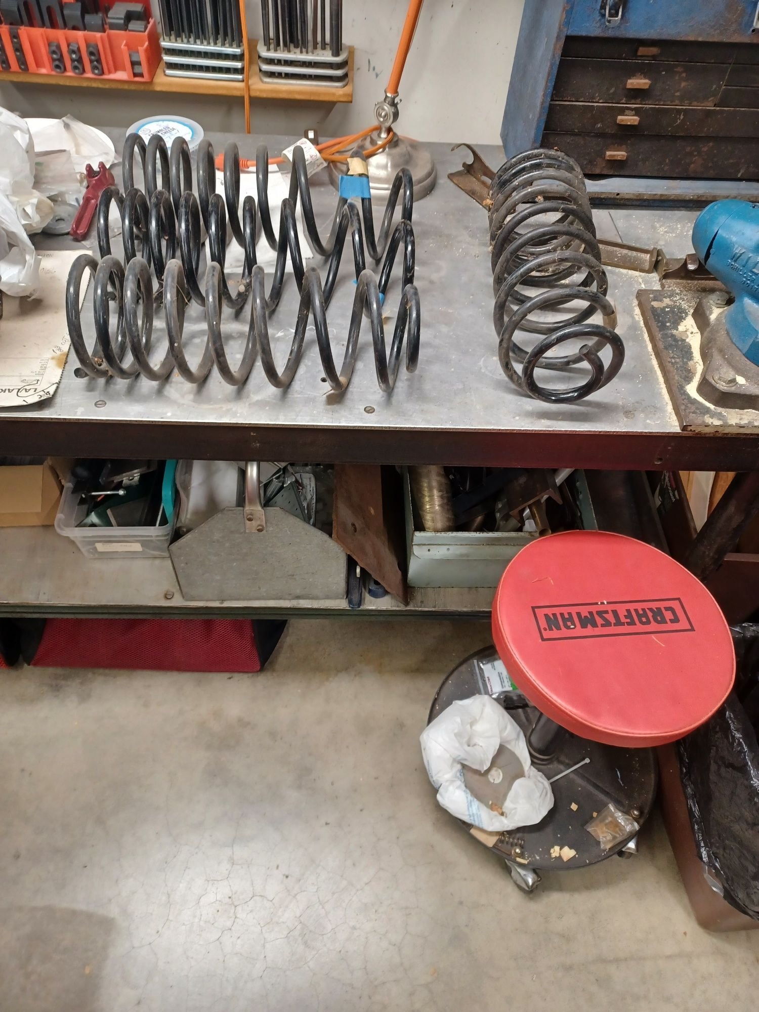 Stock and Eibach springs