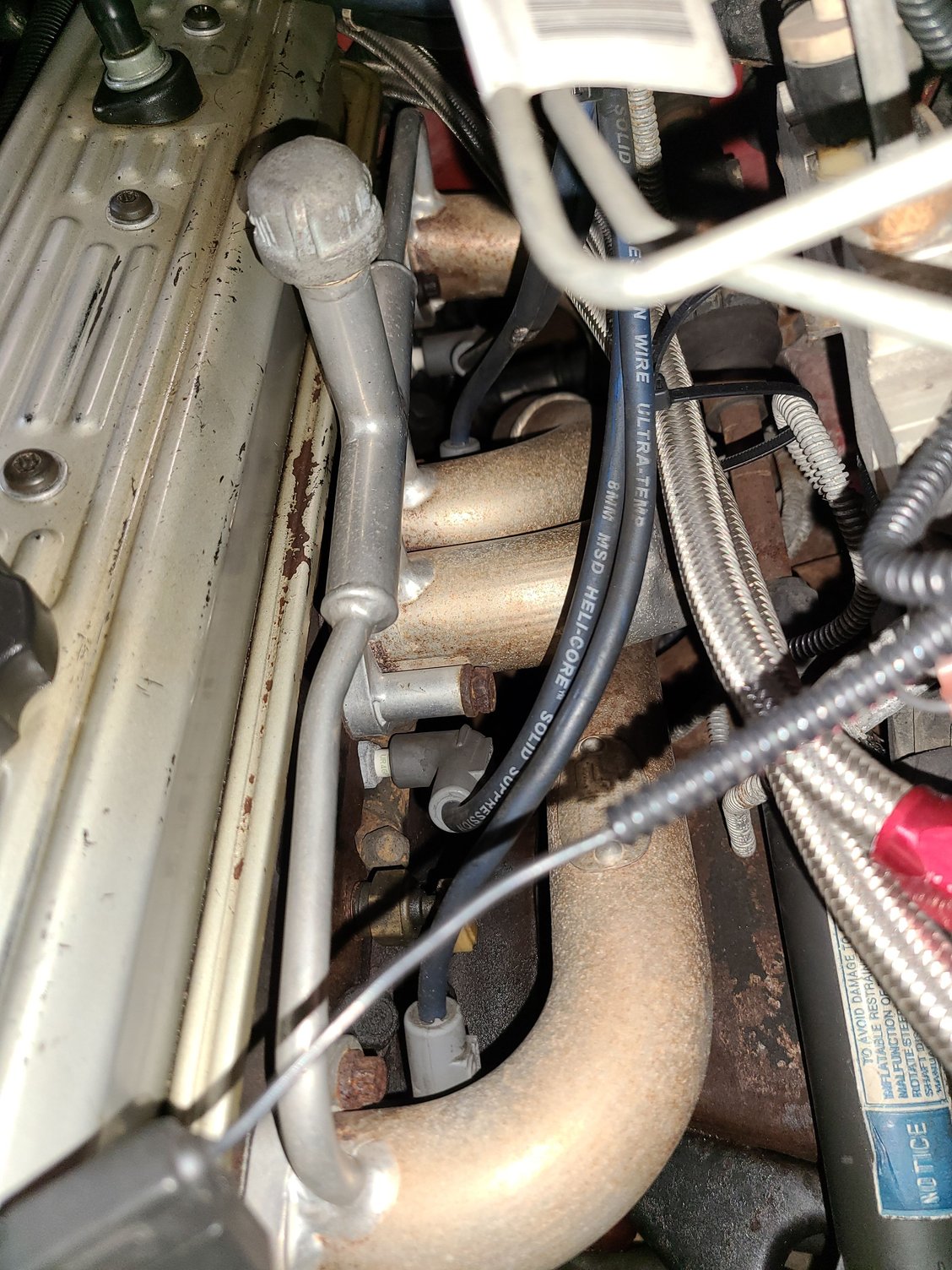 Air tubes, remove or no to maintain flange alignment???