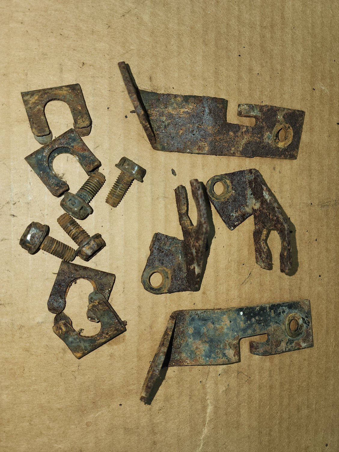 I have this set available if u still need them. Obviously have surface rust but solid.