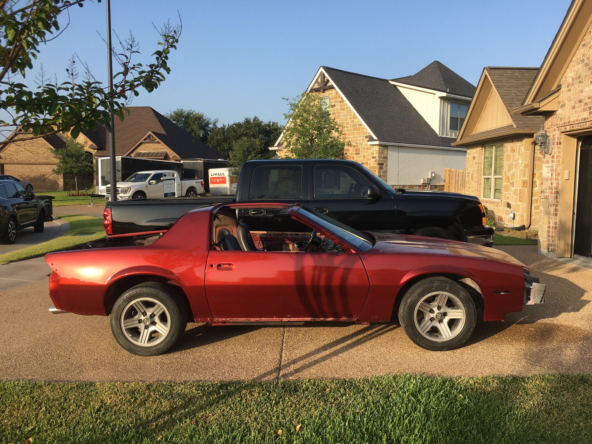Bad body work and the paint is the wrong tone. Lack of coverage made it very brassy. 