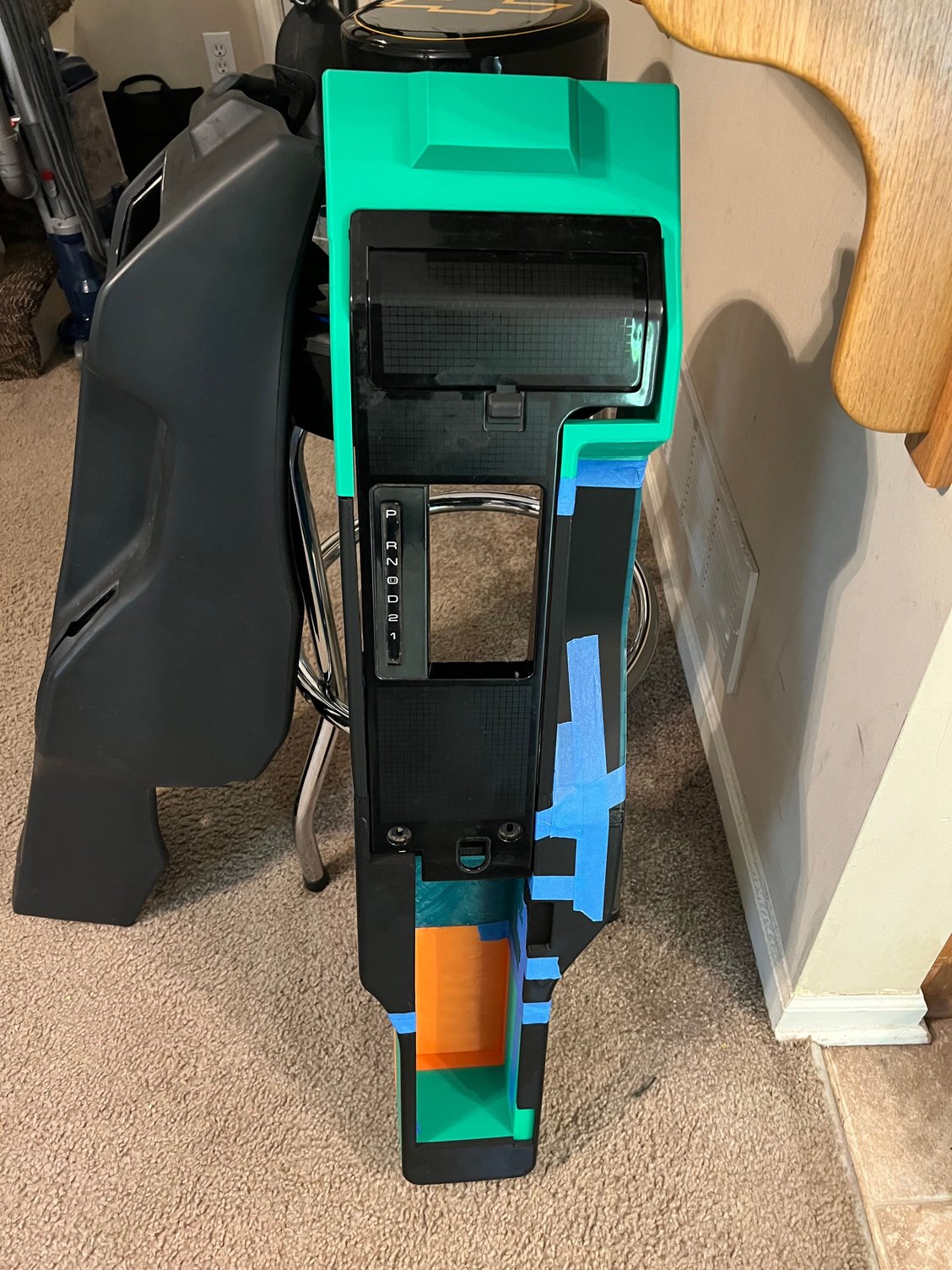 Early prototype with automatic shift plate insert.