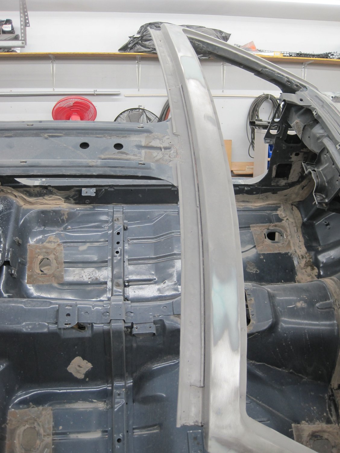 Blasted and ready for repair