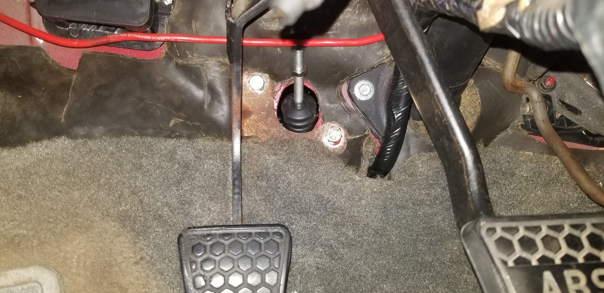 Here it is FINALLY installed.... I couldnt get washers on the bolts without a 2nd person to hold it in place, but I would like to remedy that in the future.... fine for now.
