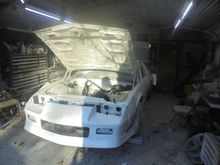 Back on the ground so I can go back to working top side on it.