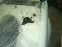 Driver side loosely in place.
