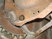 Driver side bolted in.