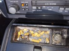 Bonus gift in ashtray.  These are at least 17 years old guy told me he stopped smoking in 2000 lol.