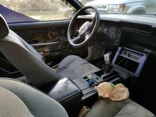 Trashed interior