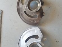 Before and after on dust shields